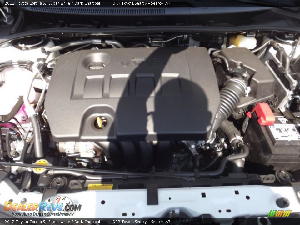 2012 Toyota Corolla S Super White / Dark Charcoal Photo #19