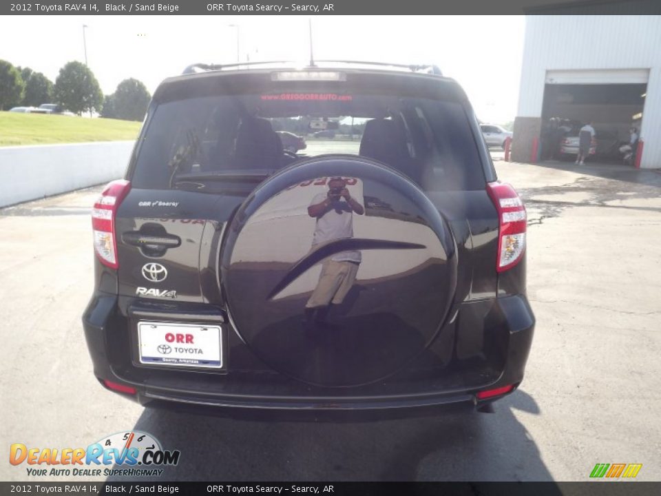 2012 Toyota RAV4 I4 Black / Sand Beige Photo #6