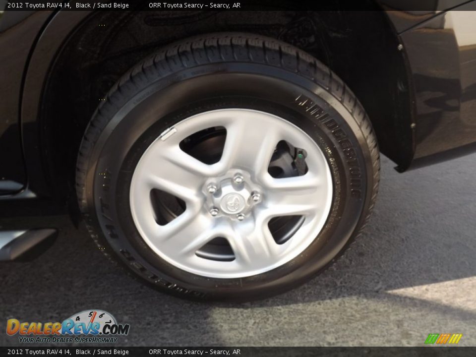 2012 Toyota RAV4 I4 Black / Sand Beige Photo #16