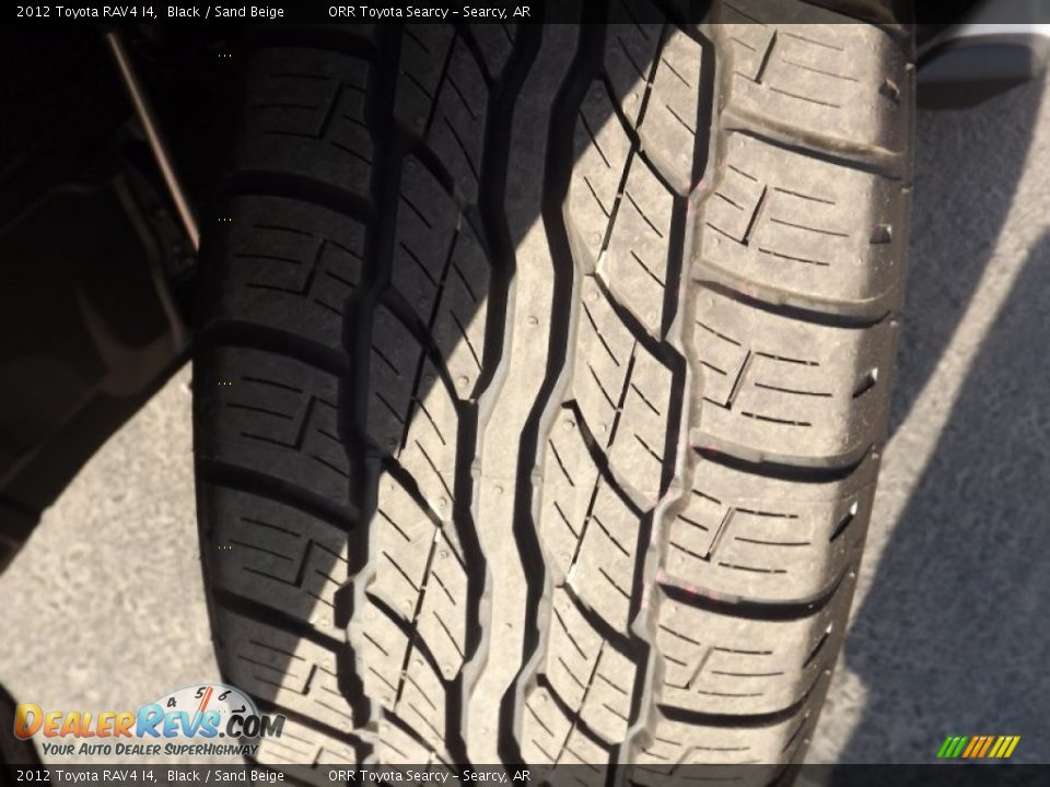 2012 Toyota RAV4 I4 Black / Sand Beige Photo #17