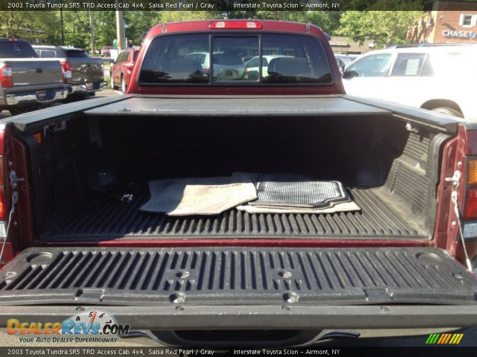 2003 Toyota Tundra SR5 TRD Access Cab 4x4 Salsa Red Pearl / Gray Photo #12