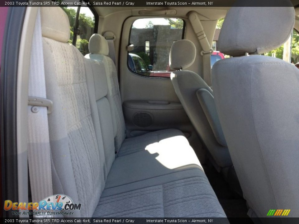 2003 Toyota Tundra SR5 TRD Access Cab 4x4 Salsa Red Pearl / Gray Photo #14
