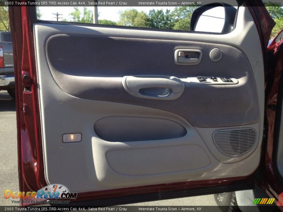 2003 Toyota Tundra SR5 TRD Access Cab 4x4 Salsa Red Pearl / Gray Photo #19