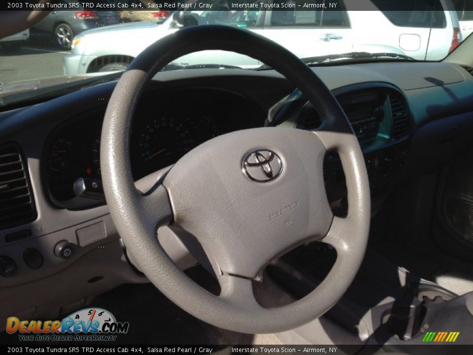 2003 Toyota Tundra SR5 TRD Access Cab 4x4 Salsa Red Pearl / Gray Photo #22