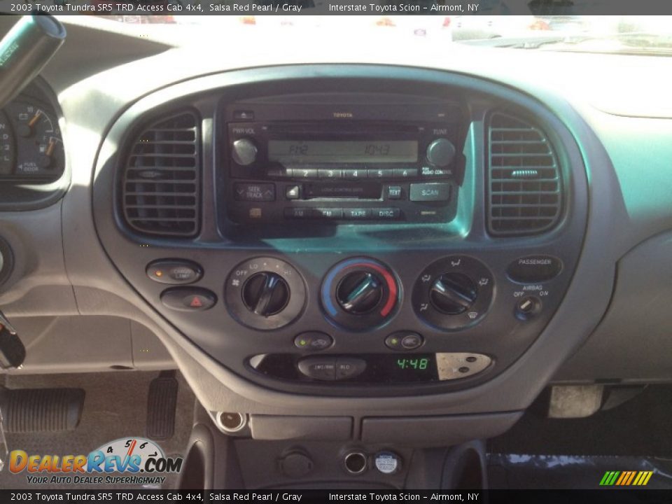 2003 Toyota Tundra SR5 TRD Access Cab 4x4 Salsa Red Pearl / Gray Photo #23