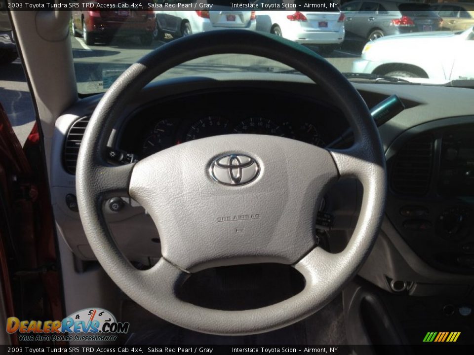 2003 Toyota Tundra SR5 TRD Access Cab 4x4 Salsa Red Pearl / Gray Photo #24