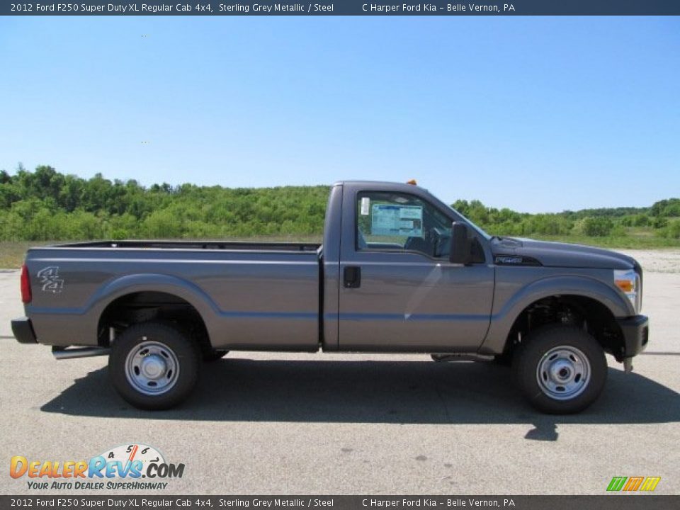 2012 Ford F250 Super Duty XL Regular Cab 4x4 Sterling Grey Metallic / Steel Photo #2