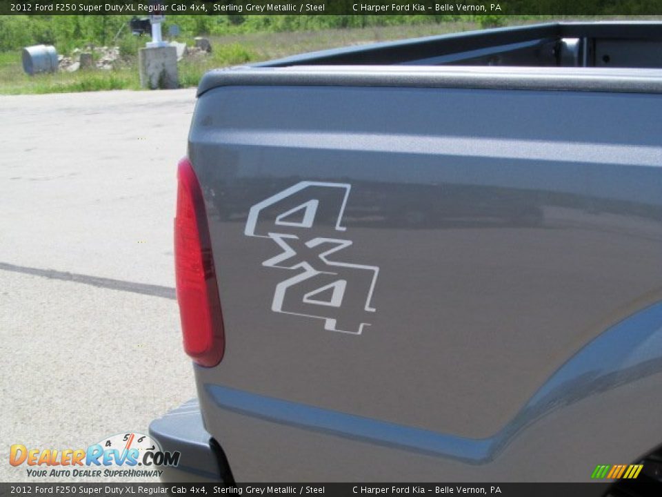 2012 Ford F250 Super Duty XL Regular Cab 4x4 Sterling Grey Metallic / Steel Photo #3