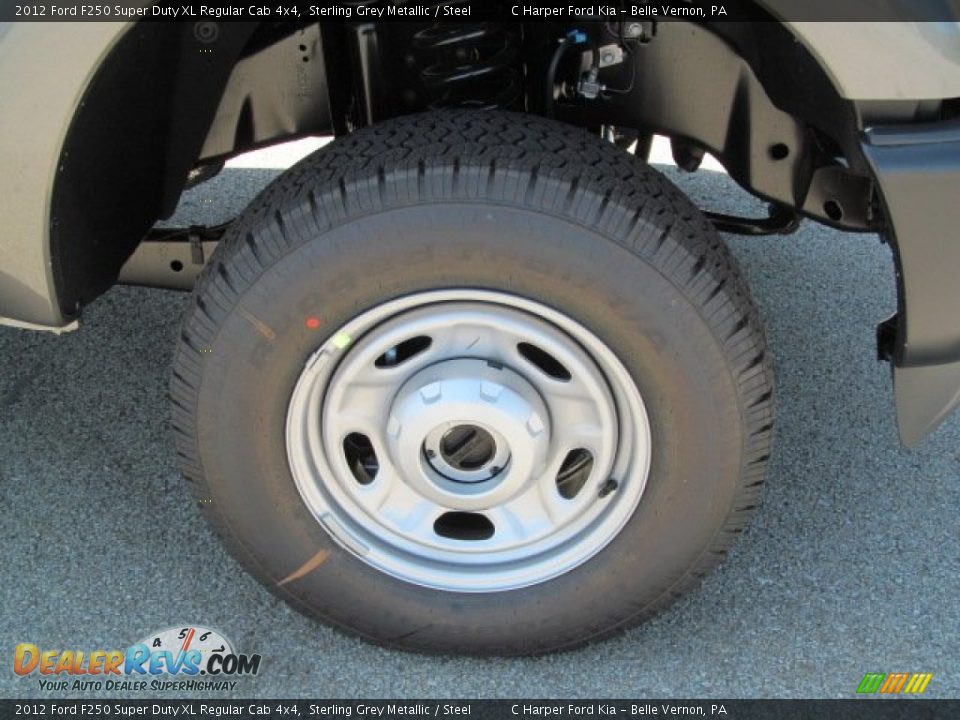 2012 Ford F250 Super Duty XL Regular Cab 4x4 Sterling Grey Metallic / Steel Photo #4