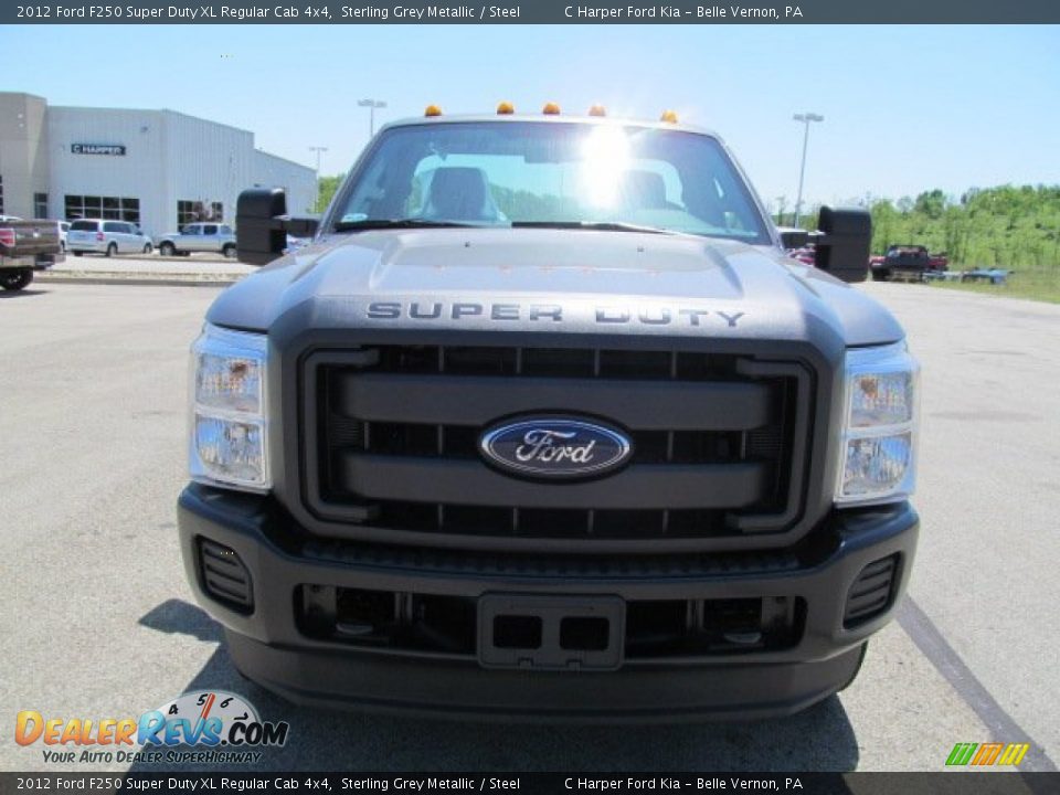 2012 Ford F250 Super Duty XL Regular Cab 4x4 Sterling Grey Metallic / Steel Photo #5