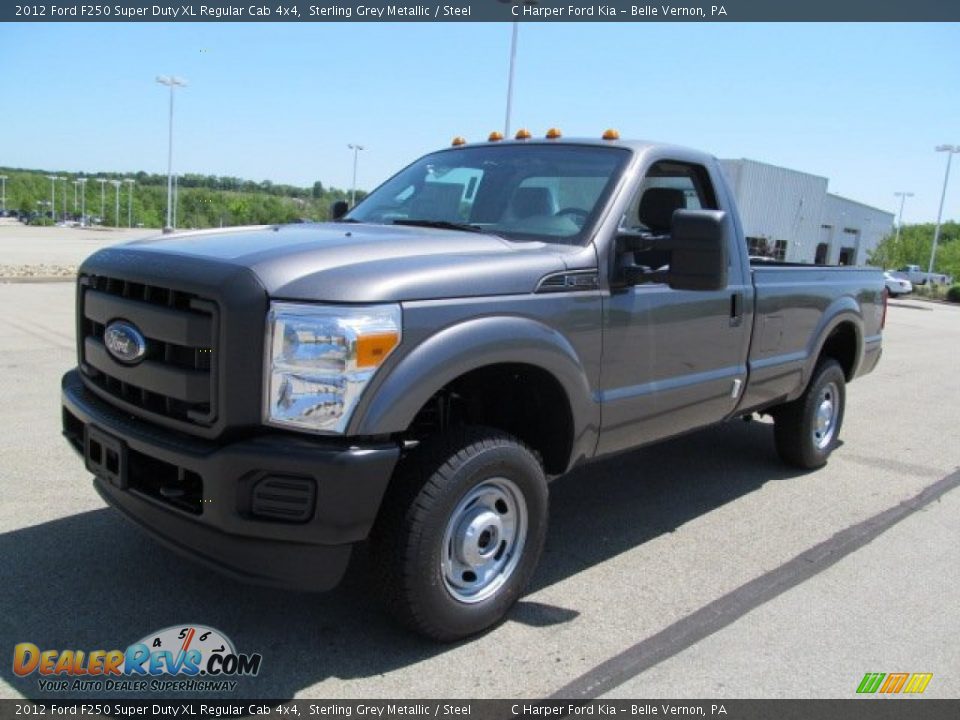 2012 Ford F250 Super Duty XL Regular Cab 4x4 Sterling Grey Metallic / Steel Photo #6