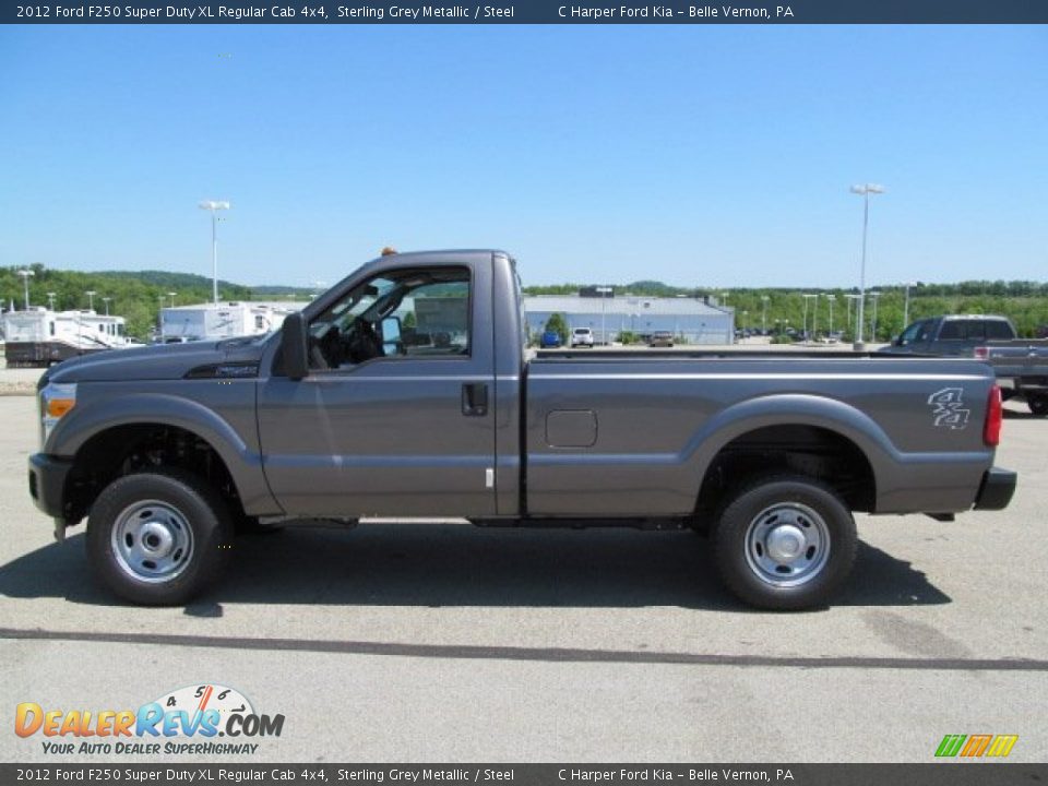 2012 Ford F250 Super Duty XL Regular Cab 4x4 Sterling Grey Metallic / Steel Photo #7