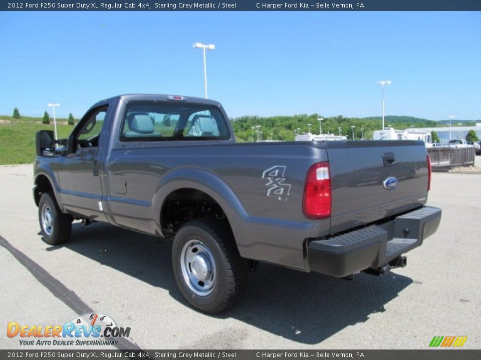 2012 Ford F250 Super Duty XL Regular Cab 4x4 Sterling Grey Metallic / Steel Photo #8