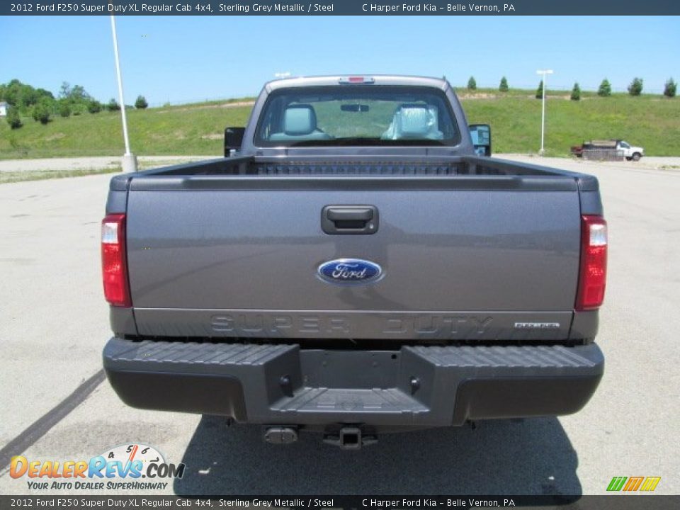 2012 Ford F250 Super Duty XL Regular Cab 4x4 Sterling Grey Metallic / Steel Photo #9
