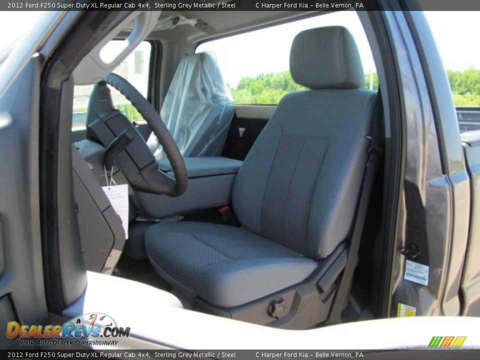 2012 Ford F250 Super Duty XL Regular Cab 4x4 Sterling Grey Metallic / Steel Photo #11