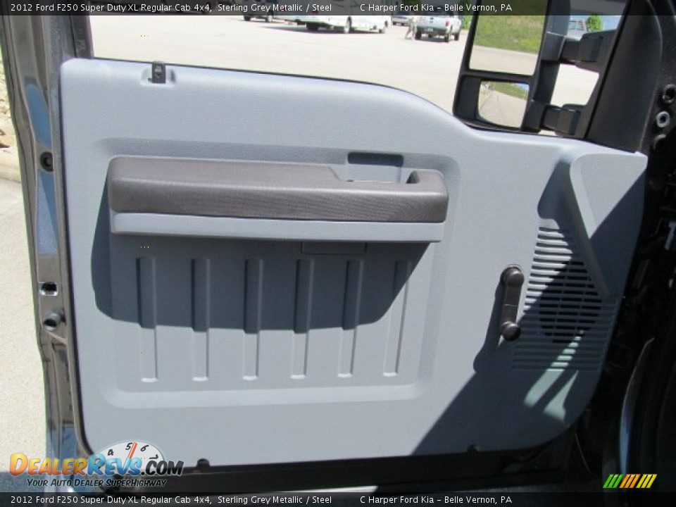 2012 Ford F250 Super Duty XL Regular Cab 4x4 Sterling Grey Metallic / Steel Photo #12