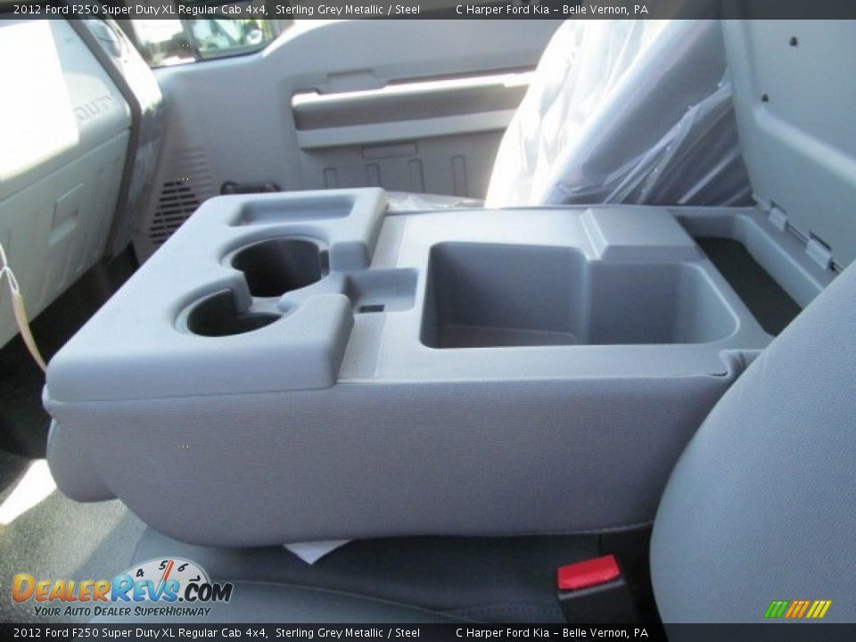2012 Ford F250 Super Duty XL Regular Cab 4x4 Sterling Grey Metallic / Steel Photo #15