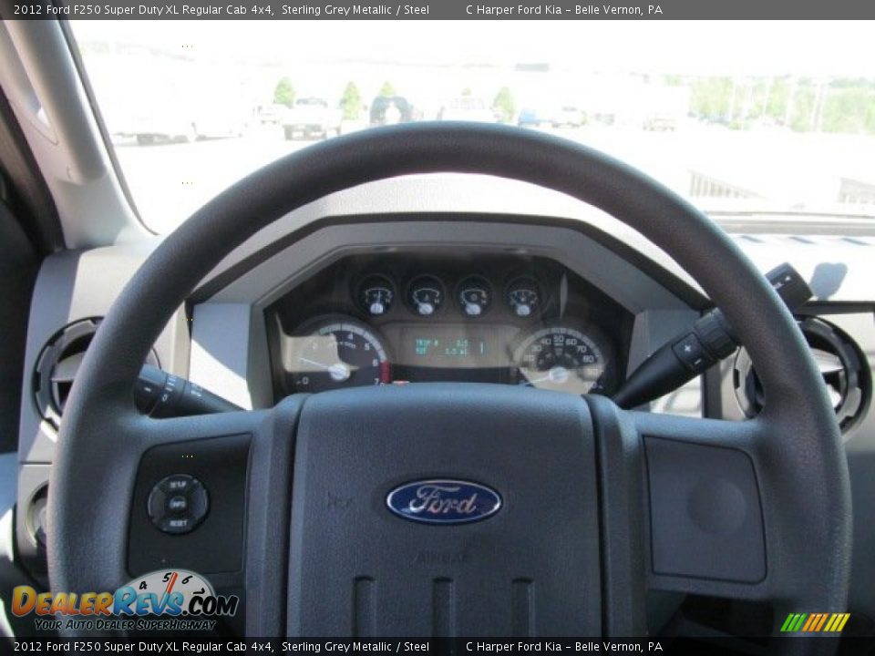 2012 Ford F250 Super Duty XL Regular Cab 4x4 Sterling Grey Metallic / Steel Photo #20