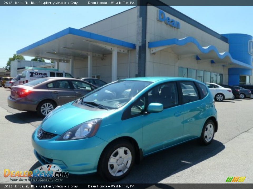 2012 Honda Fit Blue Raspberry Metallic / Gray Photo #1