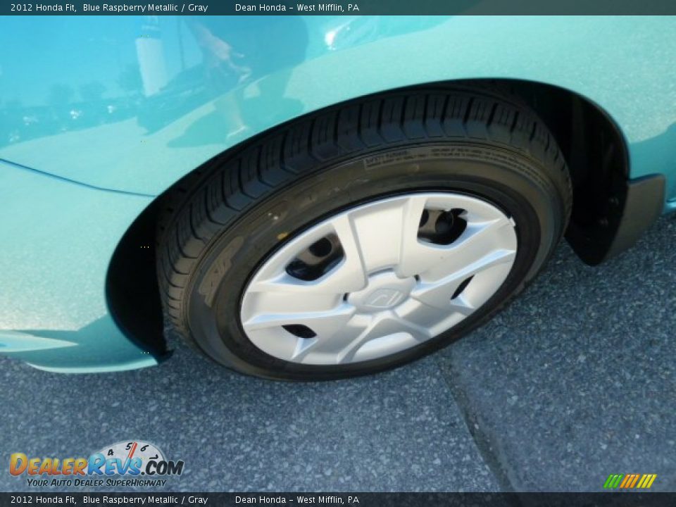 2012 Honda Fit Blue Raspberry Metallic / Gray Photo #9