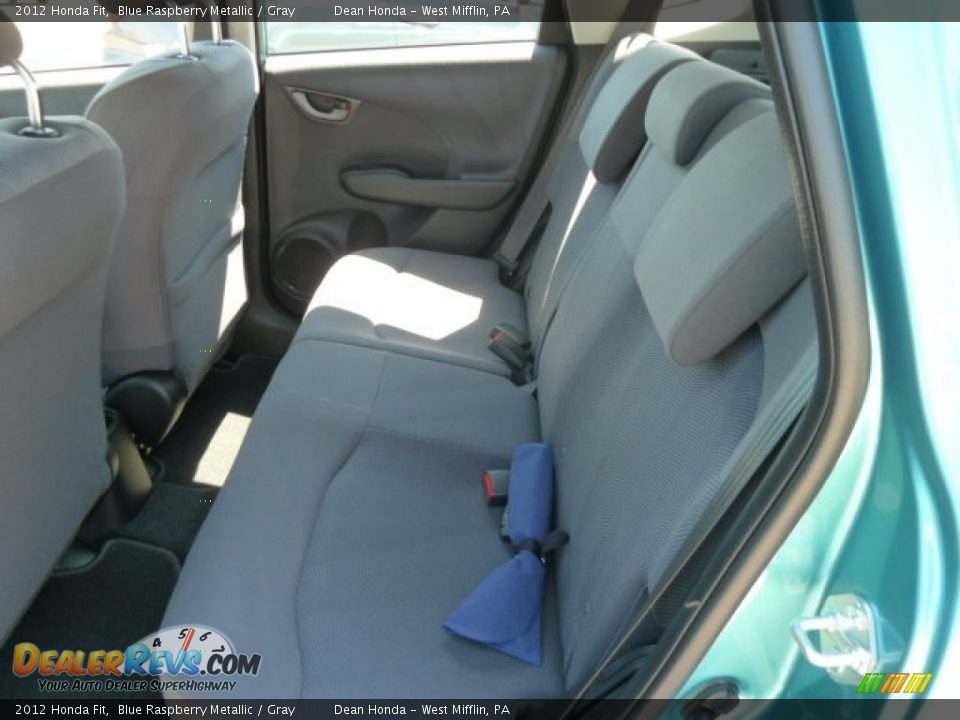 2012 Honda Fit Blue Raspberry Metallic / Gray Photo #11