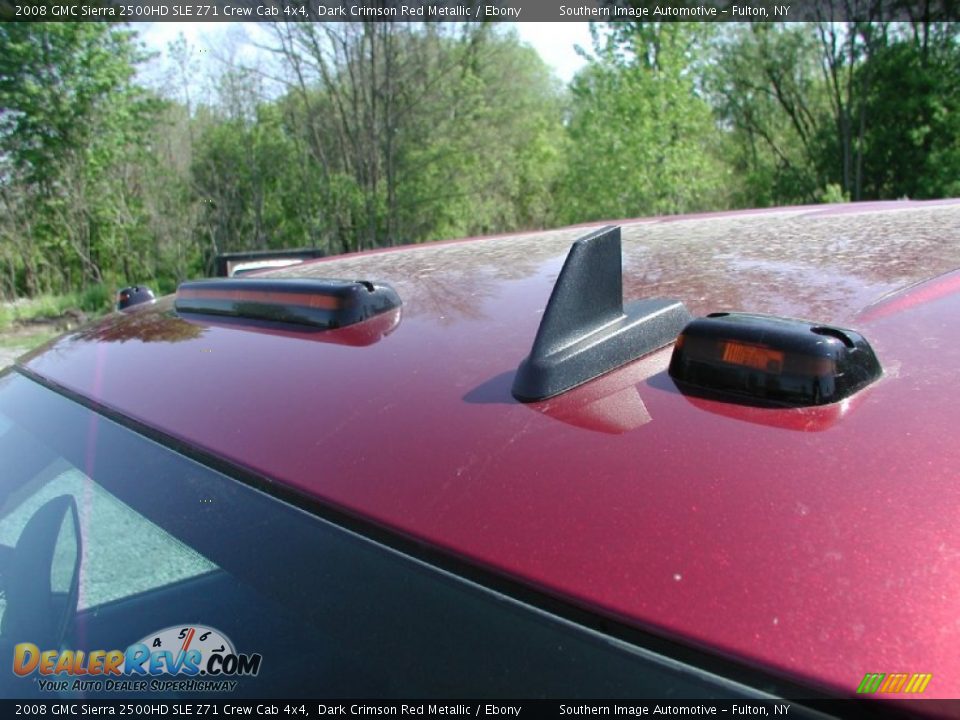 2008 GMC Sierra 2500HD SLE Z71 Crew Cab 4x4 Dark Crimson Red Metallic / Ebony Photo #31