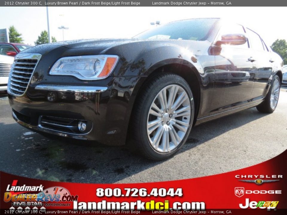 2012 Chrysler 300 C Luxury Brown Pearl / Dark Frost Beige/Light Frost Beige Photo #1