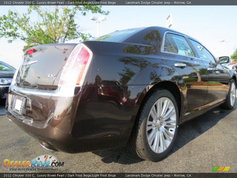 2012 Chrysler 300 C Luxury Brown Pearl / Dark Frost Beige/Light Frost Beige Photo #3