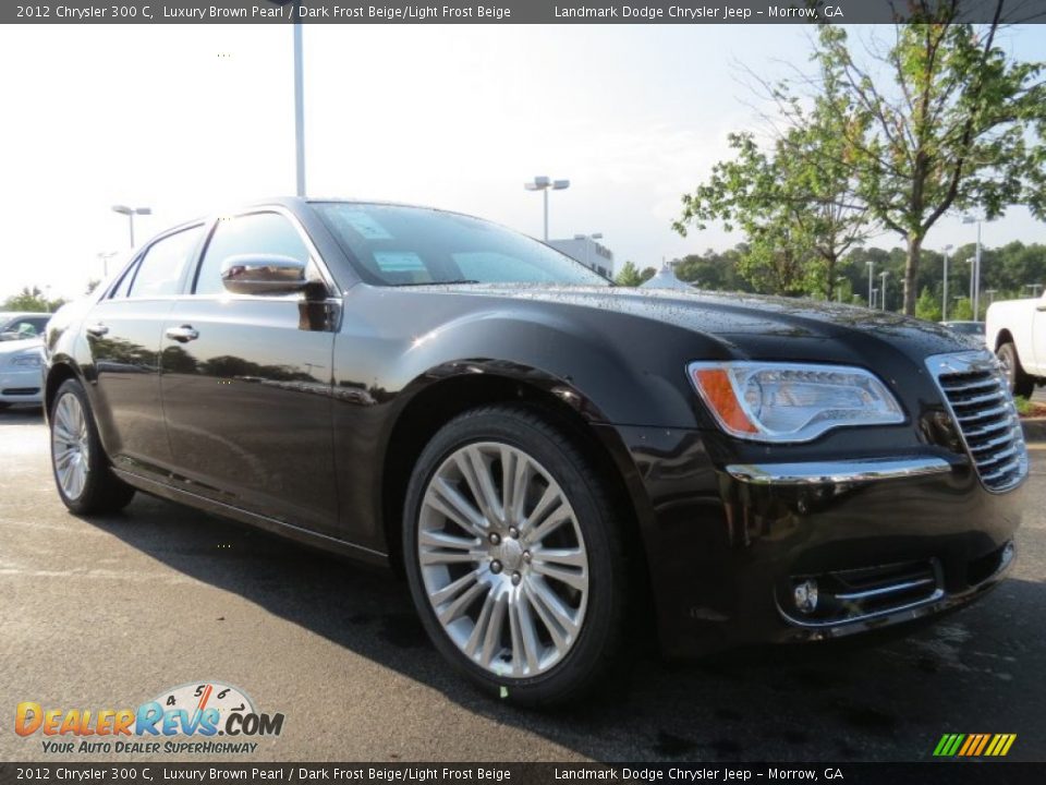 2012 Chrysler 300 C Luxury Brown Pearl / Dark Frost Beige/Light Frost Beige Photo #4