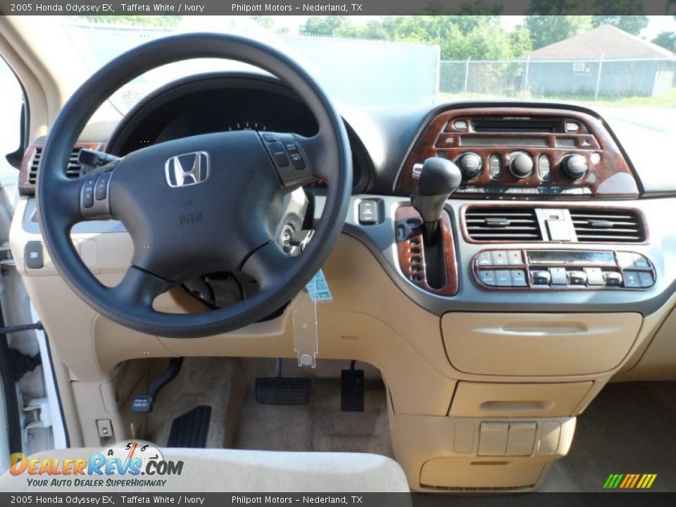 2005 Honda Odyssey EX Taffeta White / Ivory Photo #33