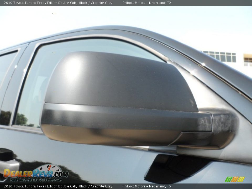 2010 Toyota Tundra Texas Edition Double Cab Black / Graphite Gray Photo #18