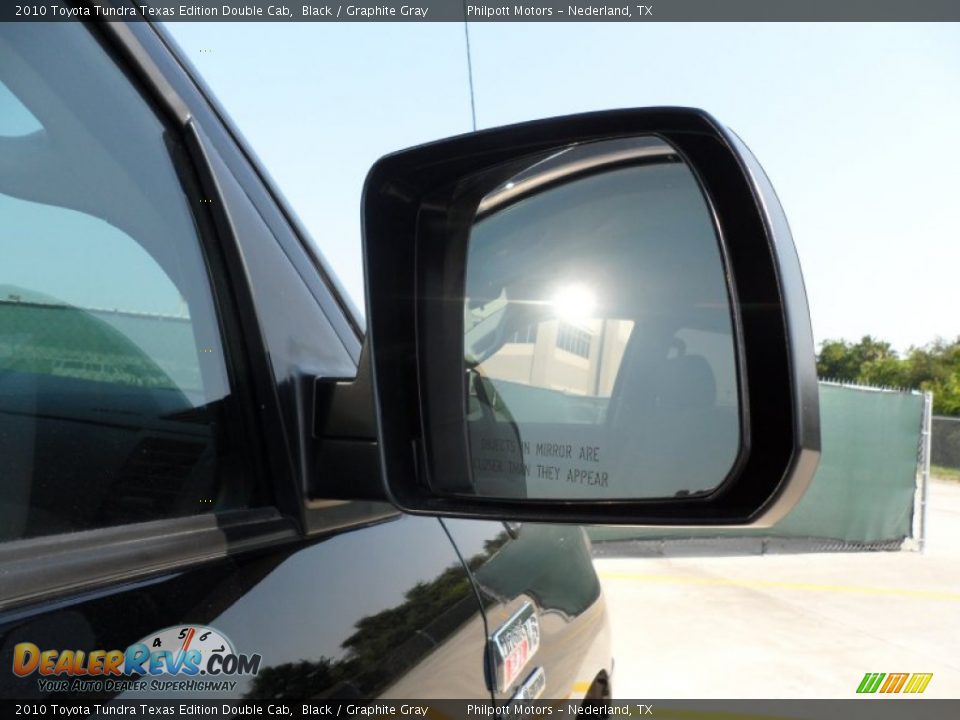 2010 Toyota Tundra Texas Edition Double Cab Black / Graphite Gray Photo #19