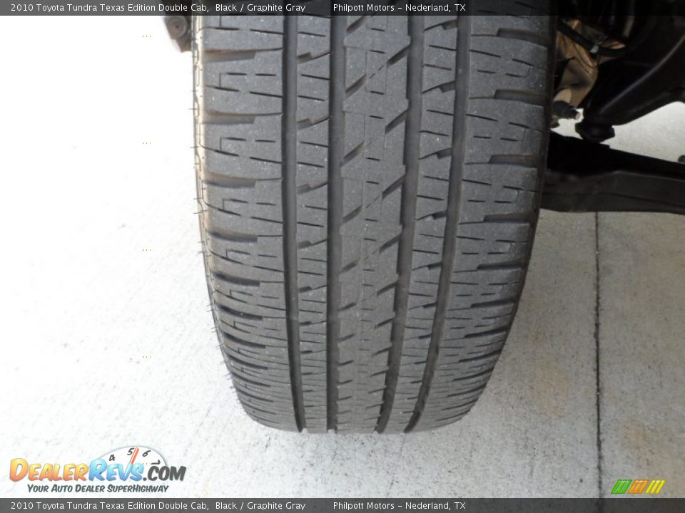 2010 Toyota Tundra Texas Edition Double Cab Black / Graphite Gray Photo #23