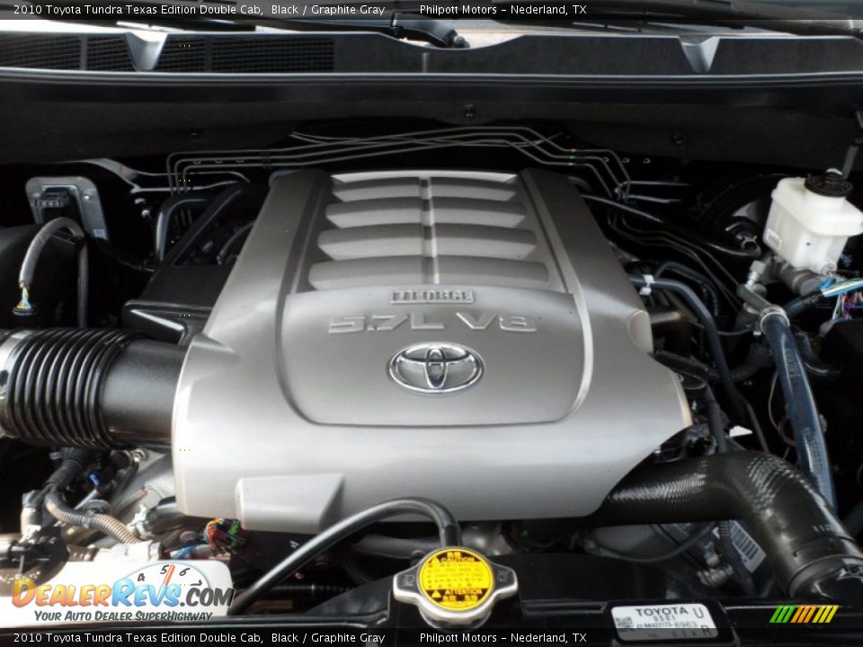 2010 Toyota Tundra Texas Edition Double Cab 5.7 Liter i-Force DOHC 32-Valve Dual VVT-i V8 Engine Photo #24