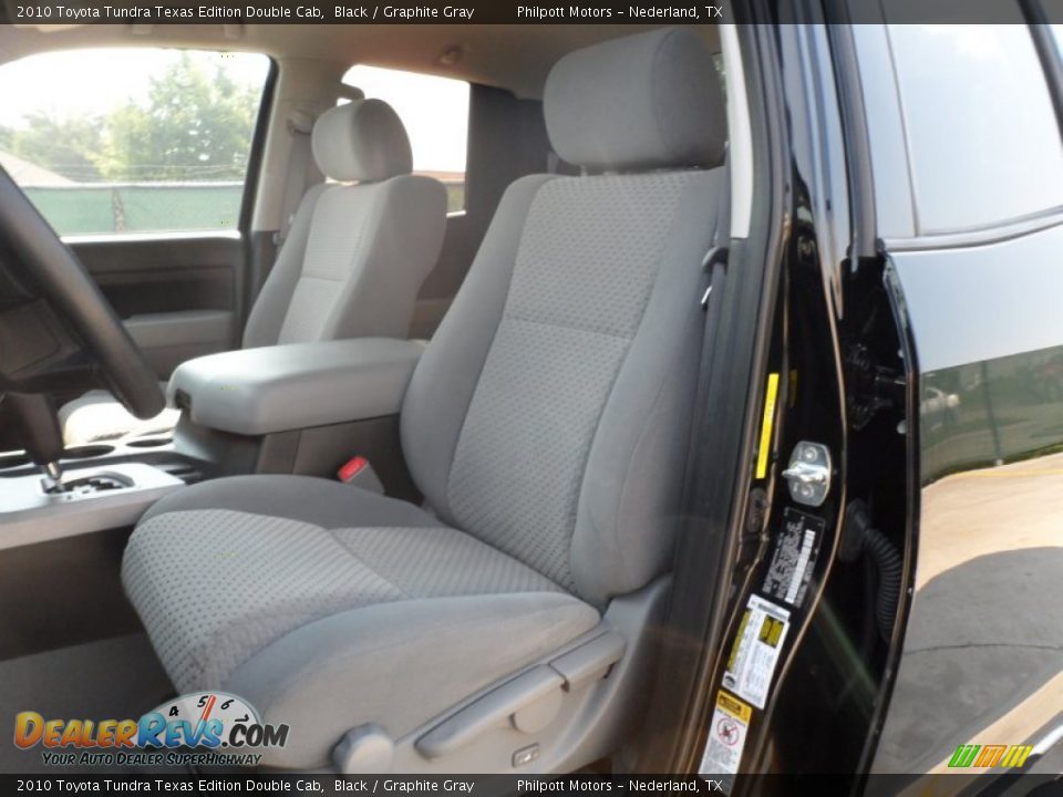 Front Seat of 2010 Toyota Tundra Texas Edition Double Cab Photo #35