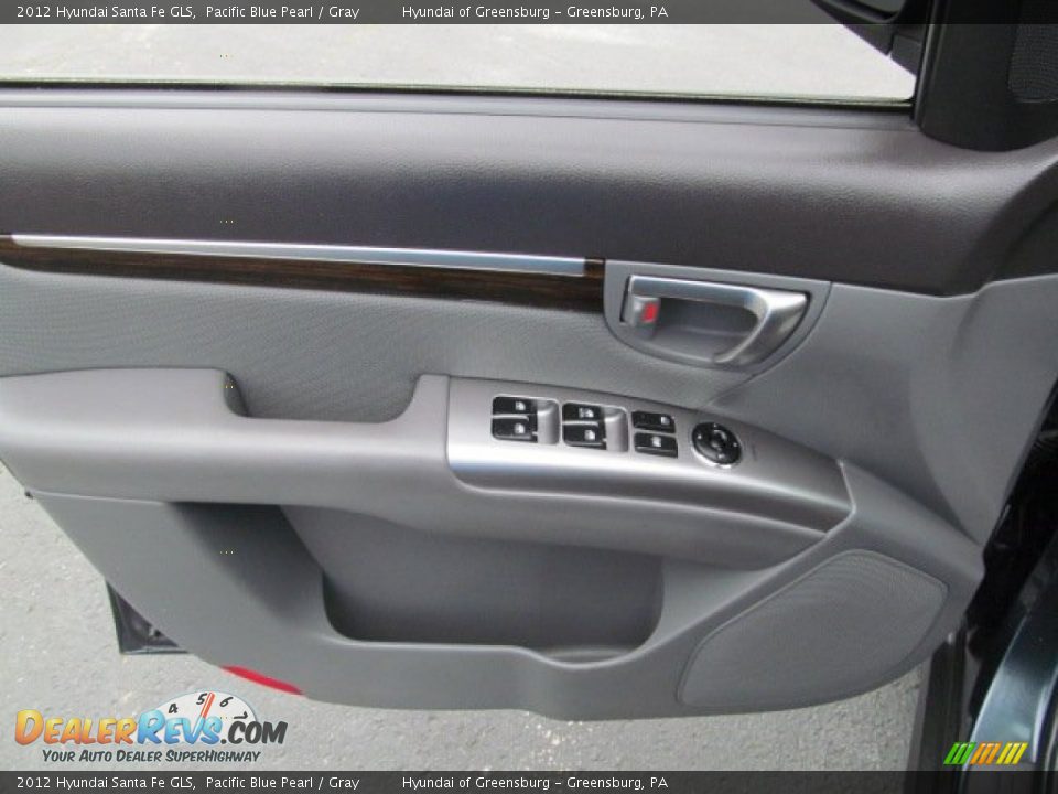 2012 Hyundai Santa Fe GLS Pacific Blue Pearl / Gray Photo #16