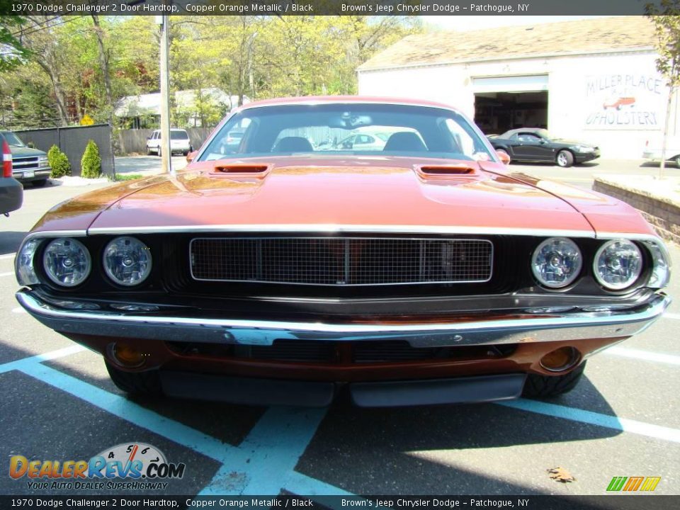 1970 Dodge Challenger 2 Door Hardtop Copper Orange Metallic / Black Photo #2