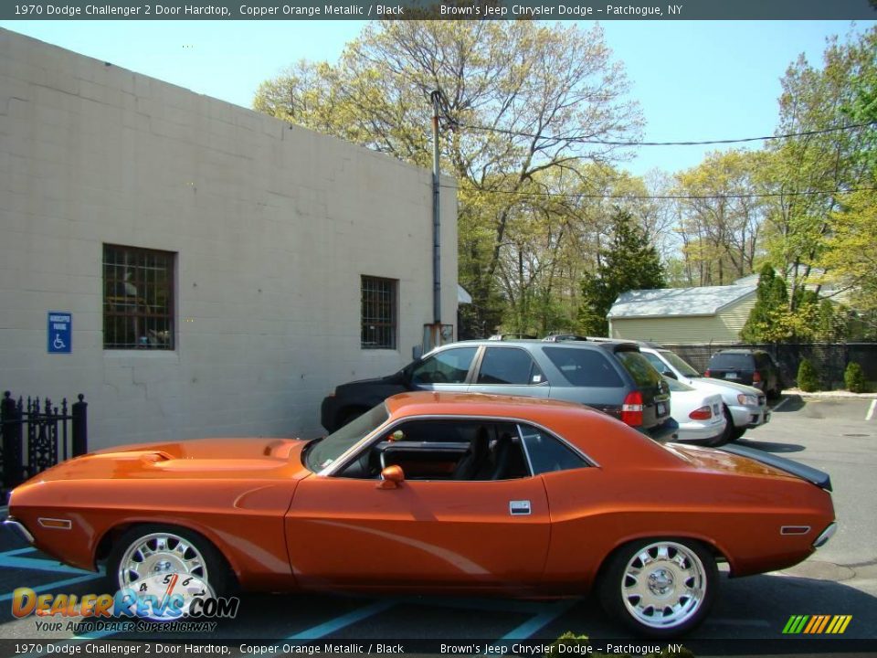 1970 Dodge Challenger 2 Door Hardtop Copper Orange Metallic / Black Photo #3