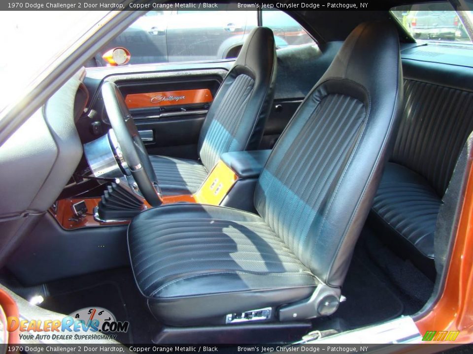 Black Interior - 1970 Dodge Challenger 2 Door Hardtop Photo #9