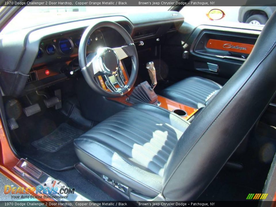 Black Interior - 1970 Dodge Challenger 2 Door Hardtop Photo #11