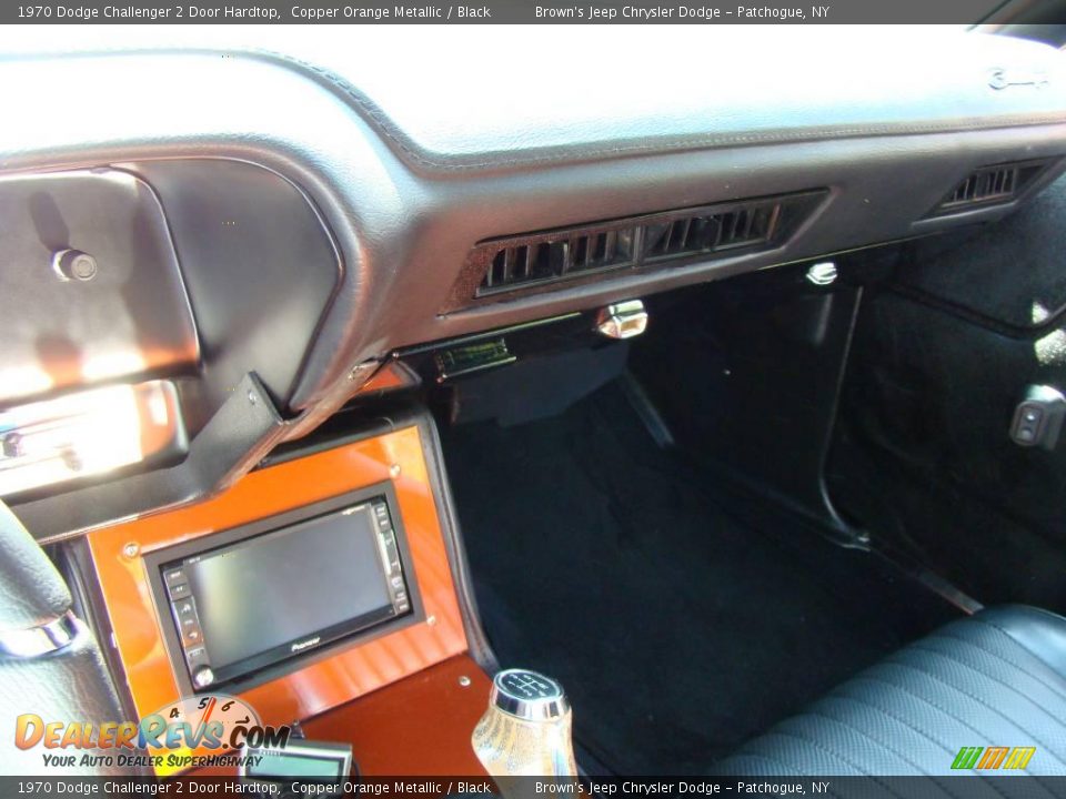 1970 Dodge Challenger 2 Door Hardtop Copper Orange Metallic / Black Photo #14