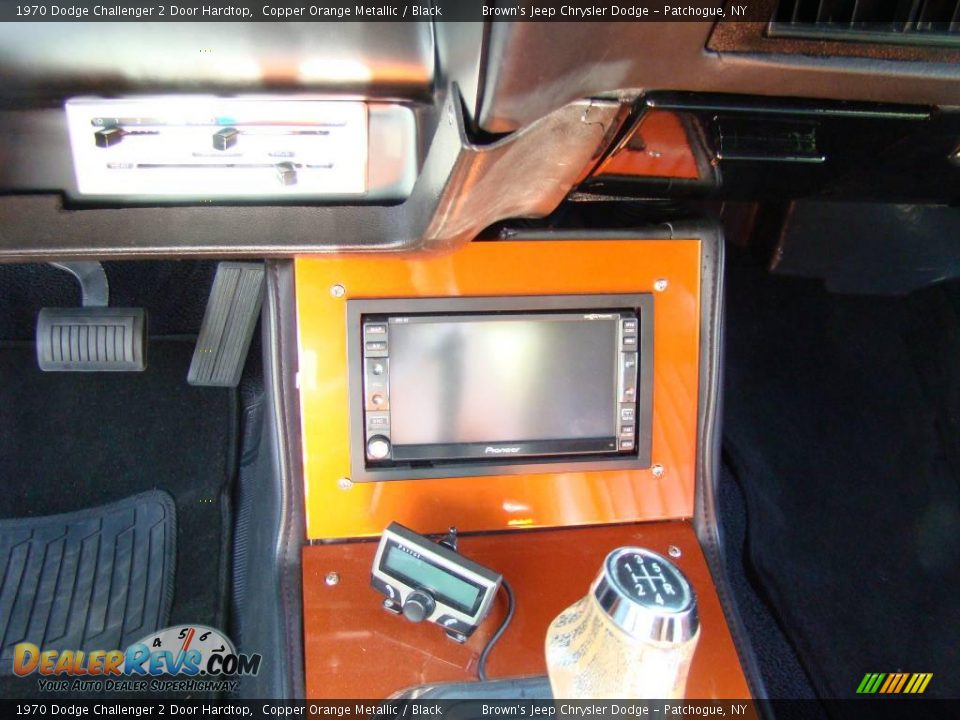 1970 Dodge Challenger 2 Door Hardtop Copper Orange Metallic / Black Photo #15