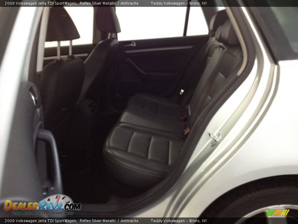 2009 Volkswagen Jetta TDI SportWagen Reflex Silver Metallic / Anthracite Photo #8