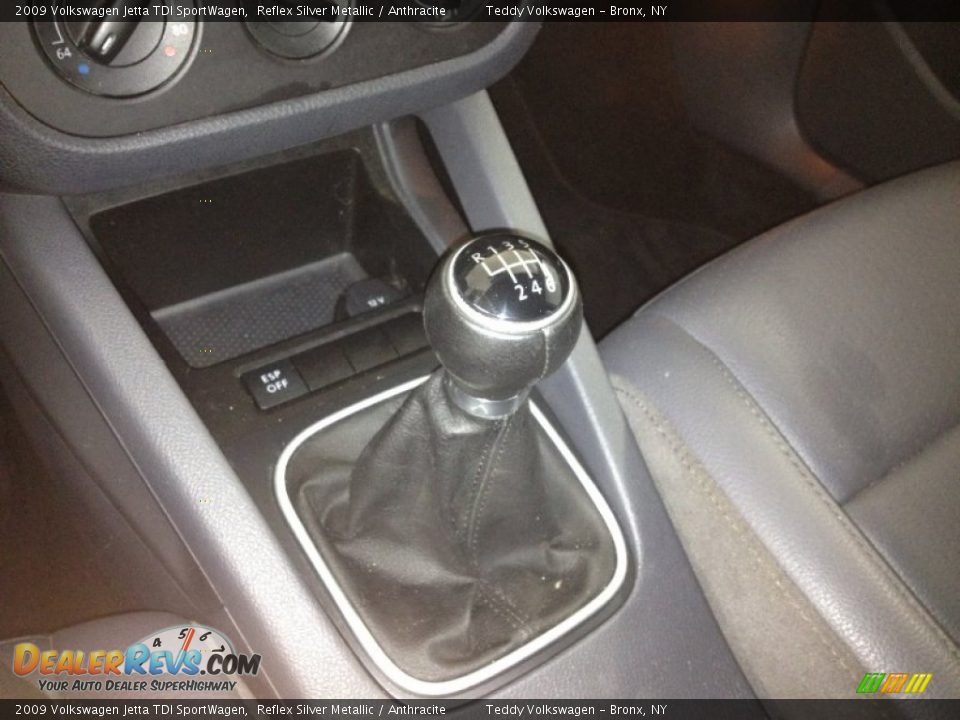 2009 Volkswagen Jetta TDI SportWagen Reflex Silver Metallic / Anthracite Photo #19