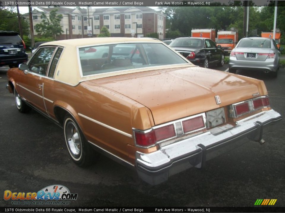 1978 Oldsmobile Delta 88 Royale Coupe Medium Camel Metallic / Camel Beige Photo #3