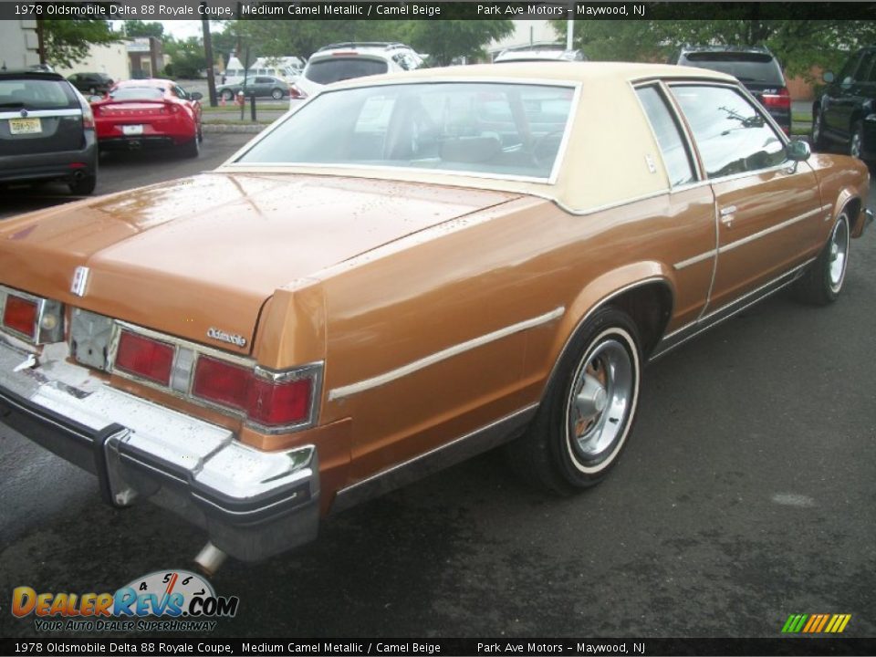 1978 Oldsmobile Delta 88 Royale Coupe Medium Camel Metallic / Camel Beige Photo #7