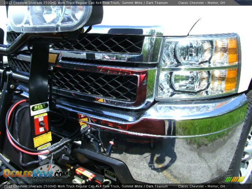 2012 Chevrolet Silverado 2500HD Work Truck Regular Cab 4x4 Plow Truck Summit White / Dark Titanium Photo #2
