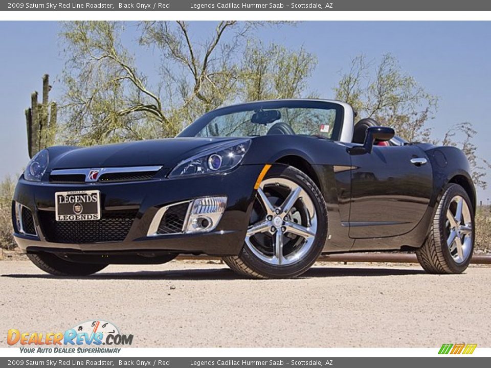 2009 Saturn Sky Red Line Roadster Black Onyx / Red Photo #1