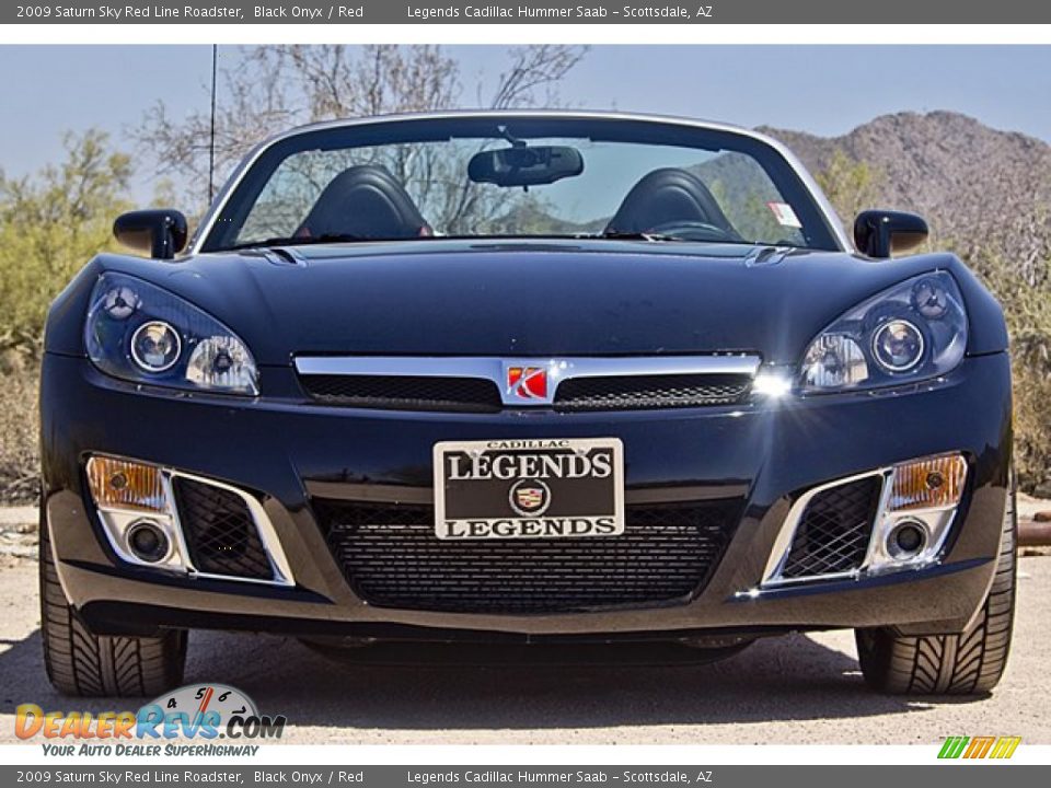 2009 Saturn Sky Red Line Roadster Black Onyx / Red Photo #2