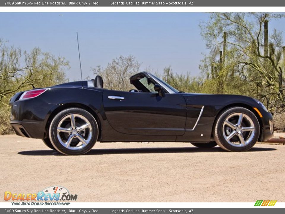 Black Onyx 2009 Saturn Sky Red Line Roadster Photo #5